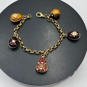 The Museum Company Fabergé Style Easter Egg multicolor bracelet